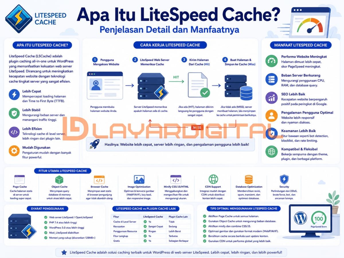 Apa Itu LiteSpeed Cache? Penjelasan Detail dan Manfaatnya