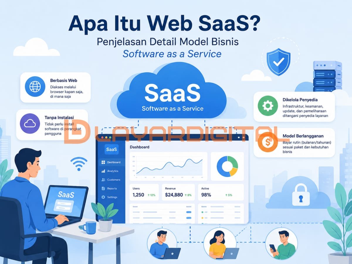 Apa Itu Web SaaS? Penjelasan Detail Model Bisnis Software as a Service