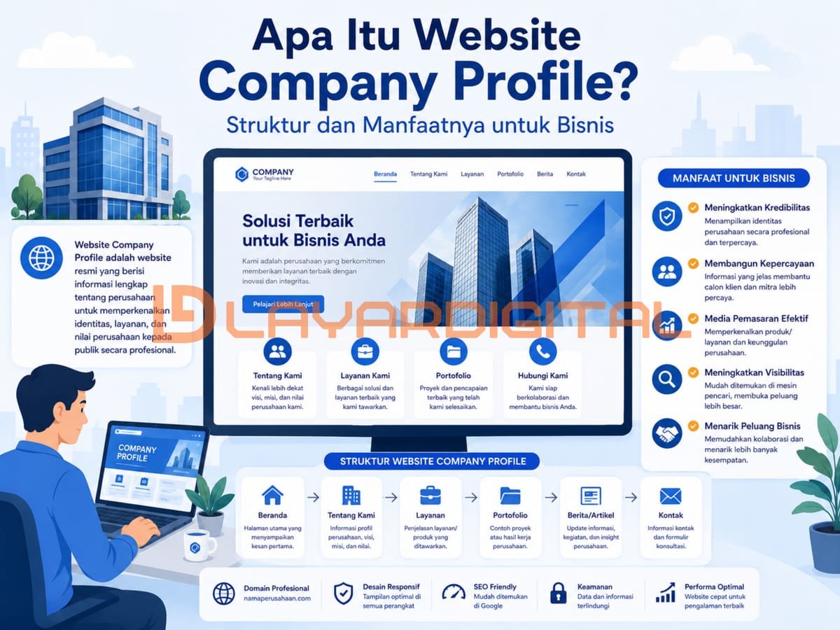 Apa Itu Website Company Profile? Struktur dan Manfaatnya untuk Bisnis