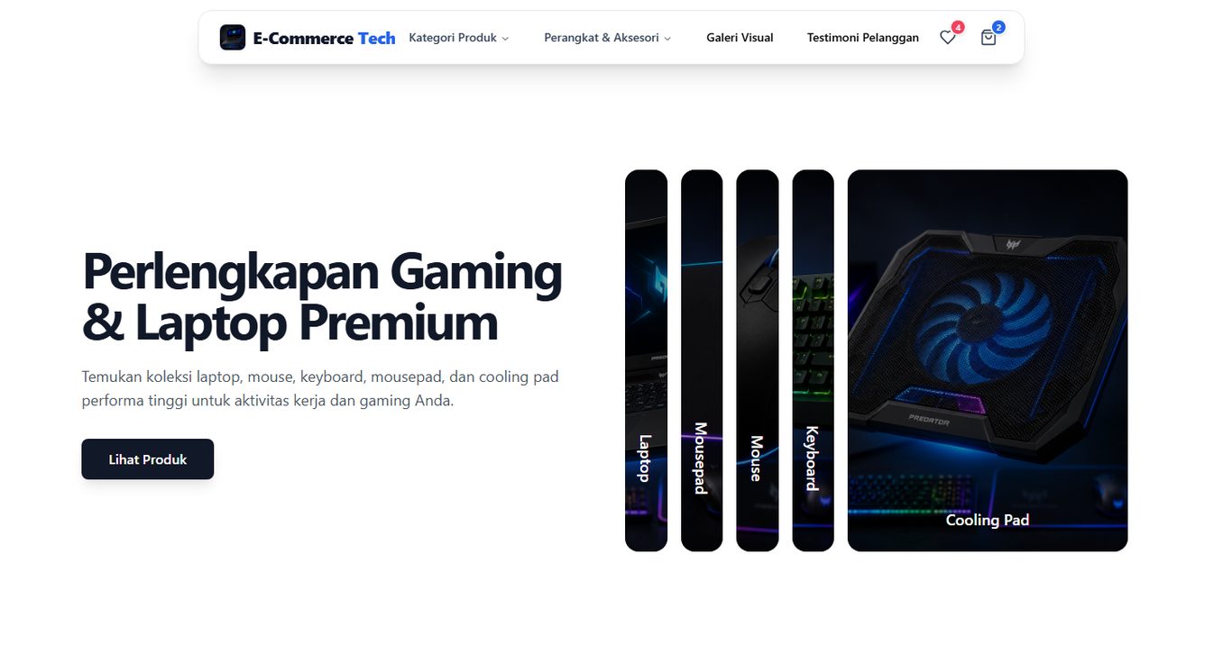 Thumbnail website E-Commerce Tech
