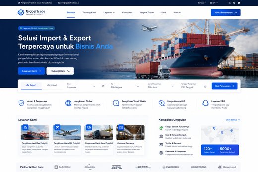 Website GlobalTrade ekspor impor